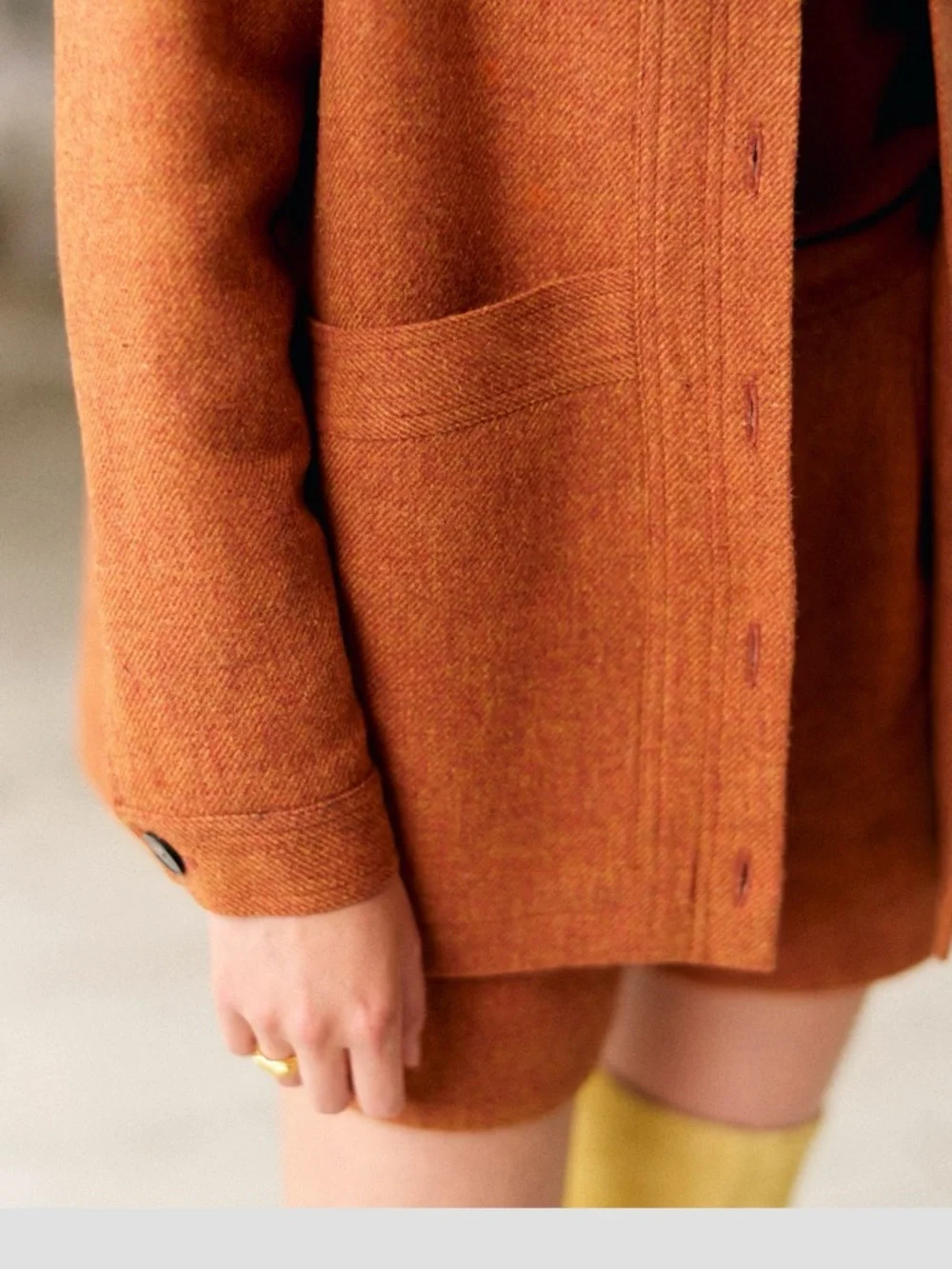 Sezane Will jacket and Ismael shorts set - Picture 3 of 16